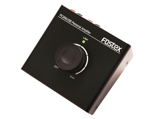 フォステクス ボリュームコントローラー型のusb Dac内蔵小型アンプ Pc0usb Itmedia News