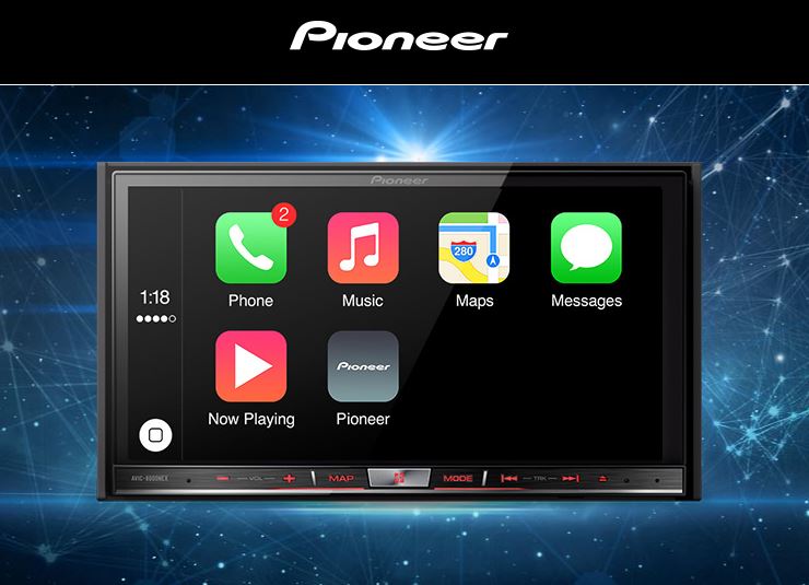 初の CarPlay 互換インダッシュ システムがパイオニアから発売