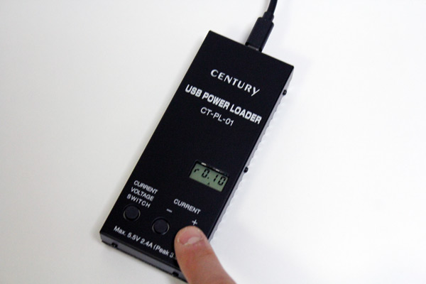 USBの電流供給能力を簡単に測定できるチェッカー「USB POWER LOADER 