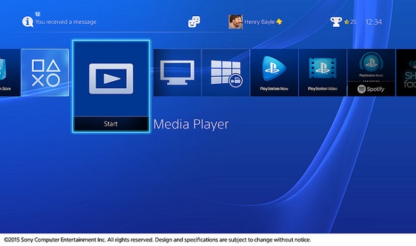 Ps4 メディアプレイヤー機能を追加 H 264再生が可能に Itmedia News