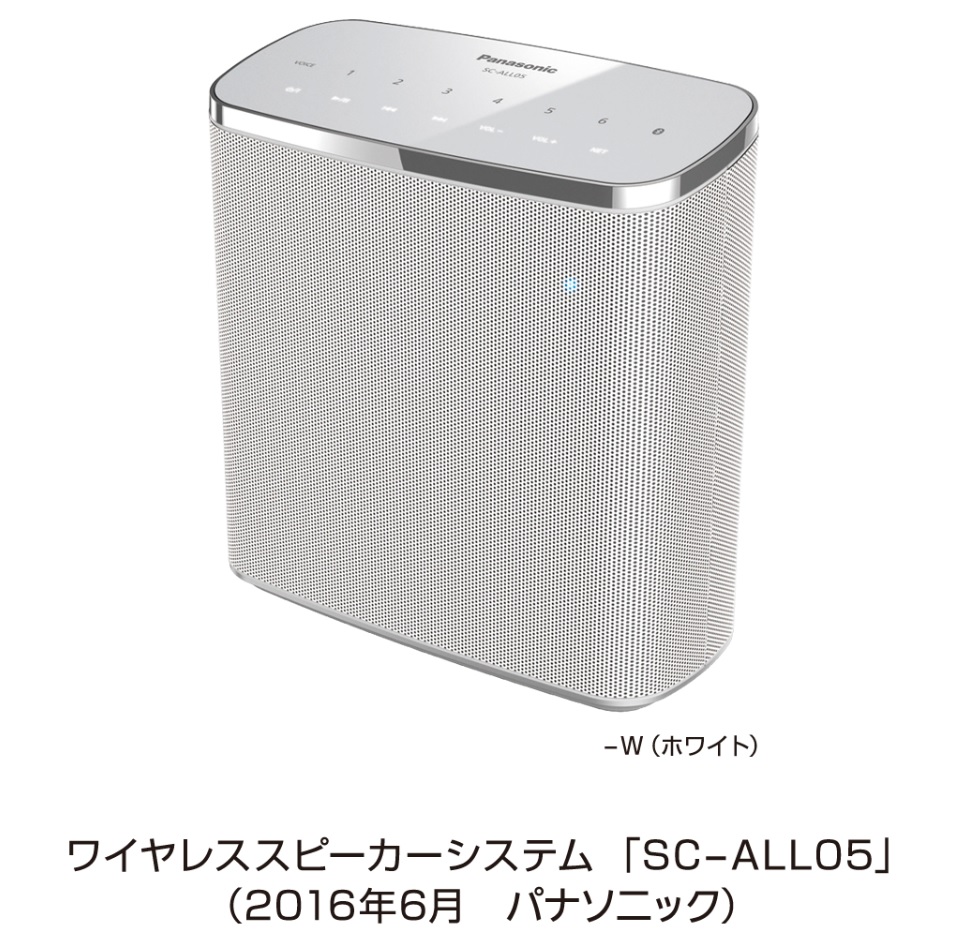 Panasonic SC-ALL05-Wハイレゾ対応 防水ワイヤレススピーカーシ ...