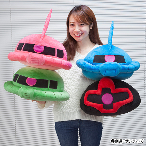 3/7迄！未使用：３倍座りにくい！シャア専用ザクッション　プレミアムバンダイ限定 Amazon | ガンダムフロント東京限定 『 シャア専用 ザクッション