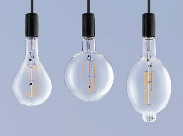 電球のフィラメントを再現したデザインLED電球「サイフォングランデ」登場 - ITmedia NEWS