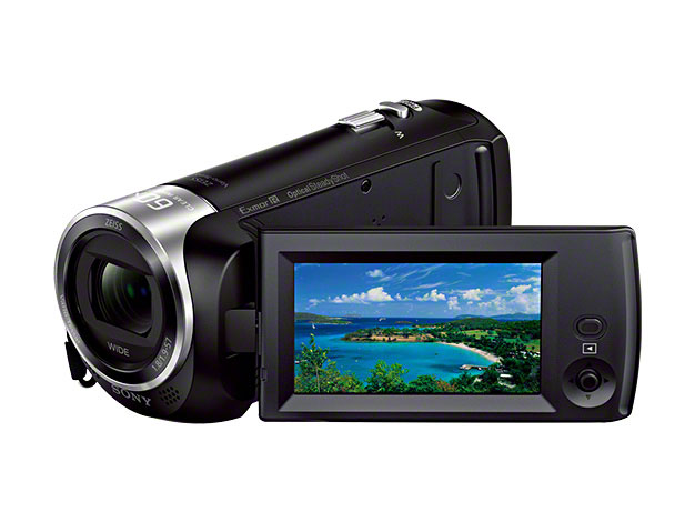 5軸の光学式手ブレ補正を搭載した軽量コンパクトなHDハンディカム「HDR