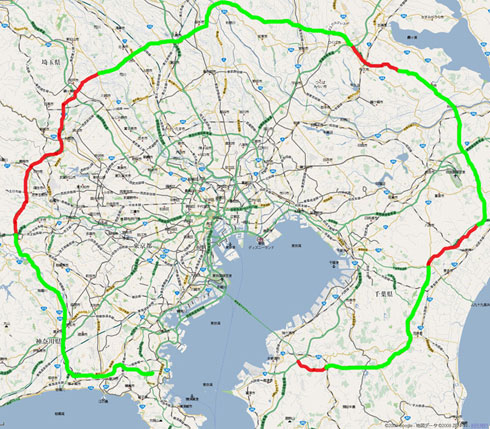 どうなる こうなる首都圏の道路網 1 都心を囲む3つの環 近距離交通特集 4 4 ページ Itmedia ビジネスオンライン