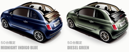 Dieselとコラボした限定100台の「FIAT 500C by Diesel」 - ITmedia