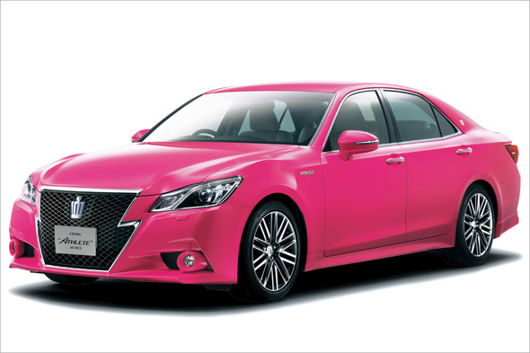 トヨタ ピンクのクラウン 発売 外装色は モモタロウ 1カ月限定販売 Itmedia ビジネスオンライン