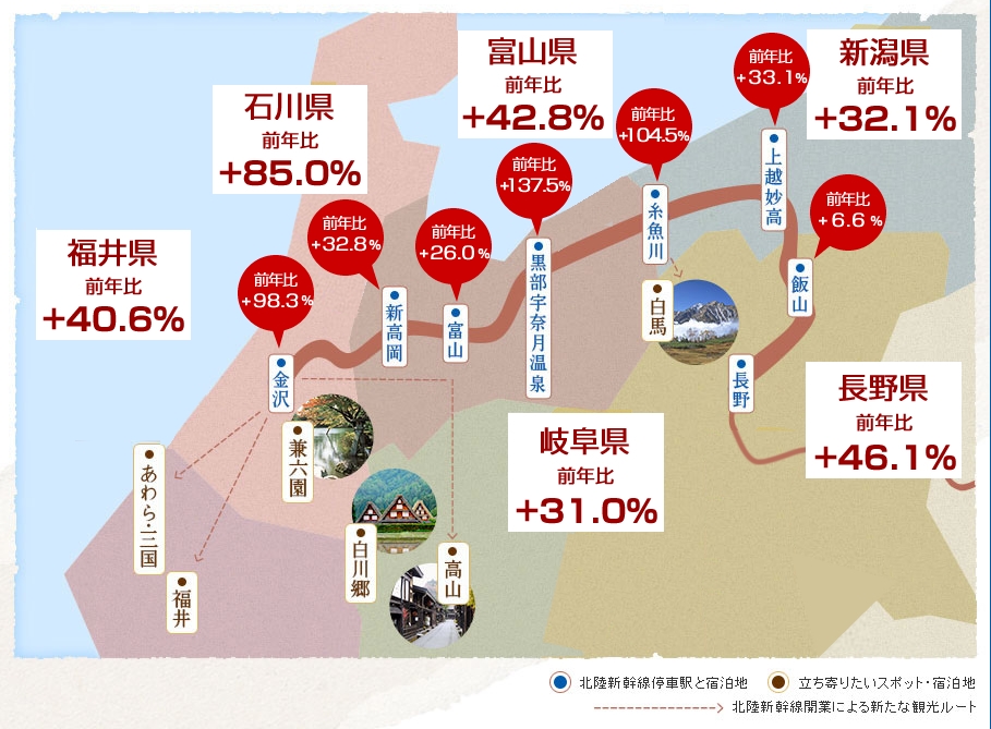 北陸新幹線開業直前 沿線の人気スポットはここ 石川 富山 新潟 長野はどうなる 1 2 ページ Itmedia ビジネスオンライン