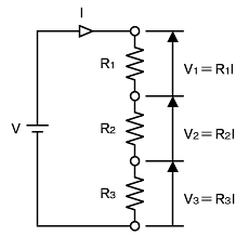 抵抗の直列接続と電圧