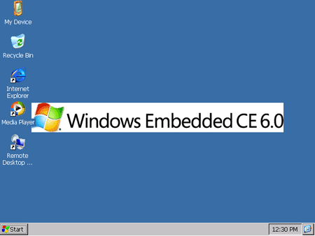 Windows Embedded CE 6.0 R2の起動画面