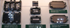 写真4富士電機デバイステクノロジーのハイブリッド車用IGBTモジュール