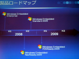Windows Embedded製品ロードマップ（1）