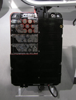 写真2「EC-03」のLiイオン電池モジュール