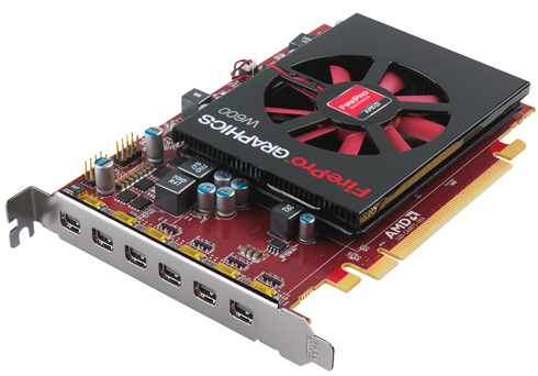 デジタルサイネージ市場向けプロフェッショナルグラフィックスカード「AMD FirePro W600」