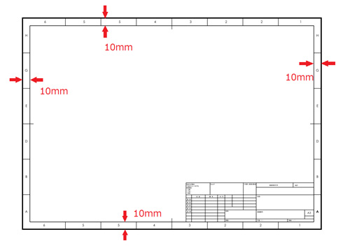 無償2d Cadでa3の図面枠を作ってみましょう 4 7 Monoist