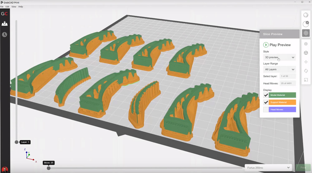 GrabCAD 3D Print ł̉ʁFXCXf[^̃V~[VioTFXg^VXj