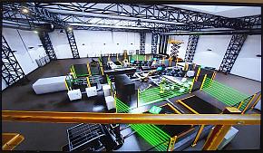 「工場の製造ライン設計のシミュレーター」のイメージ