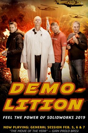 謎の「DEMO-LITION」ポスター