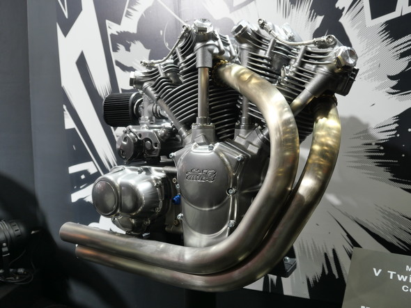 求めたのは荒々しい鼓動感と美しいデザイン 無限の新開発ohvエンジンを見る 東京モーターサイクルショー 19 Monoist