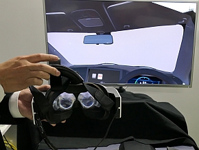 ゴーグル型VRシミュレーター