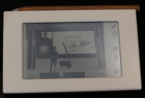 スマートフォンアプリから「Croqy」に画像データを送信することもできる
