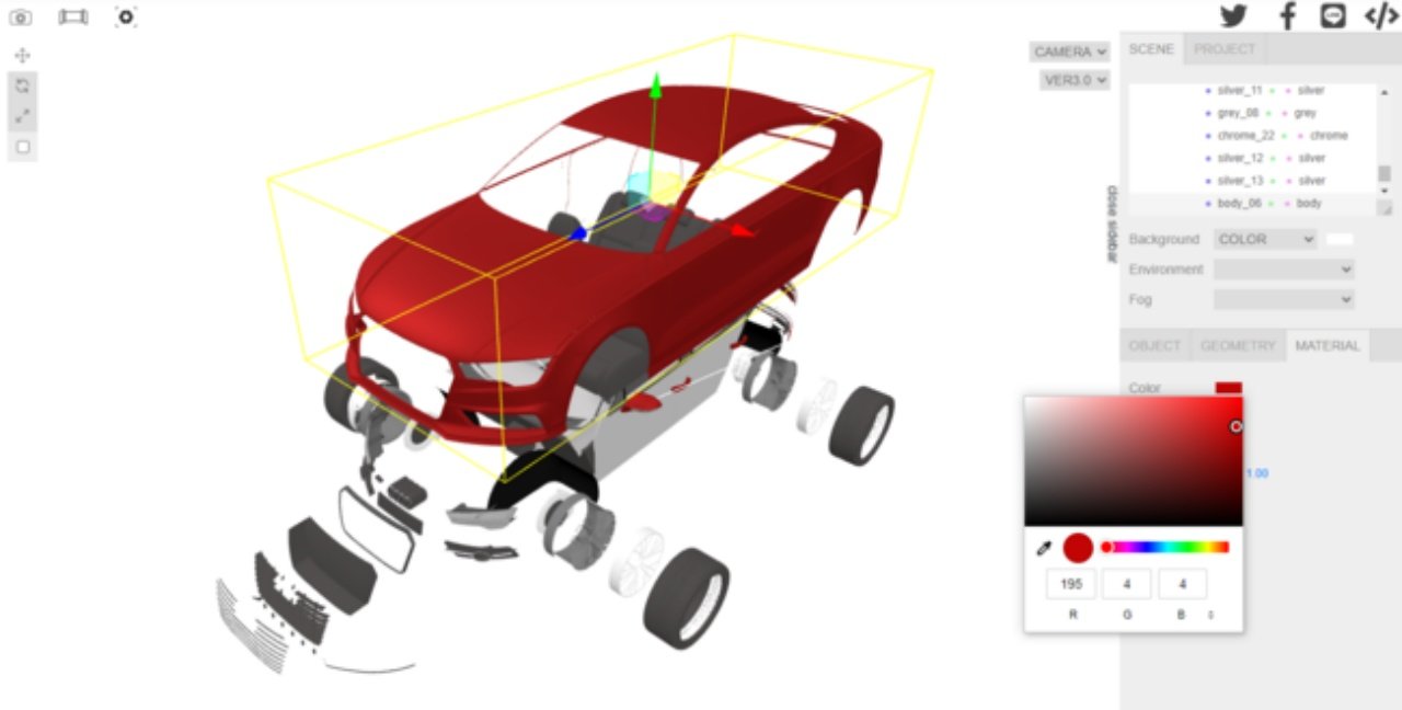 CADやCGで作った3DモデルをWebブラウザで閲覧、AR化までできるソフト