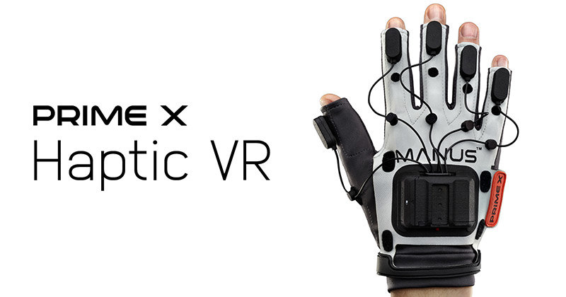 触覚フィードバック対応のグローブ型VRデバイス「Prime X Haptic VR」