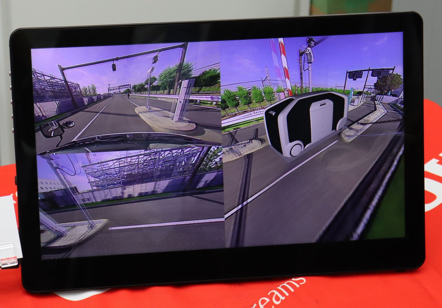 無人自動運転車を俯瞰視点で監視、OKIの開発した遠隔モニタリング