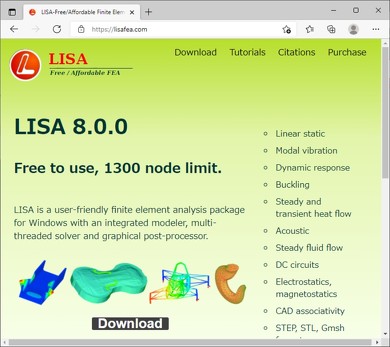 LISAのWebサイト