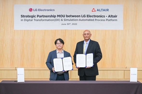 AltairとLG Electronicsが協業を発表