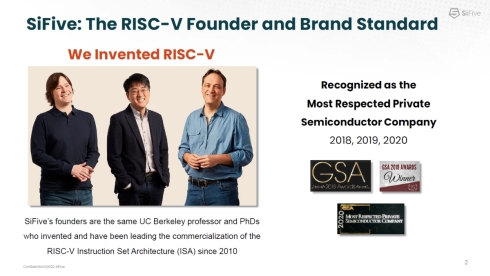 RISC-VのISAを開発した3人の研究者がSiFiveを創業した