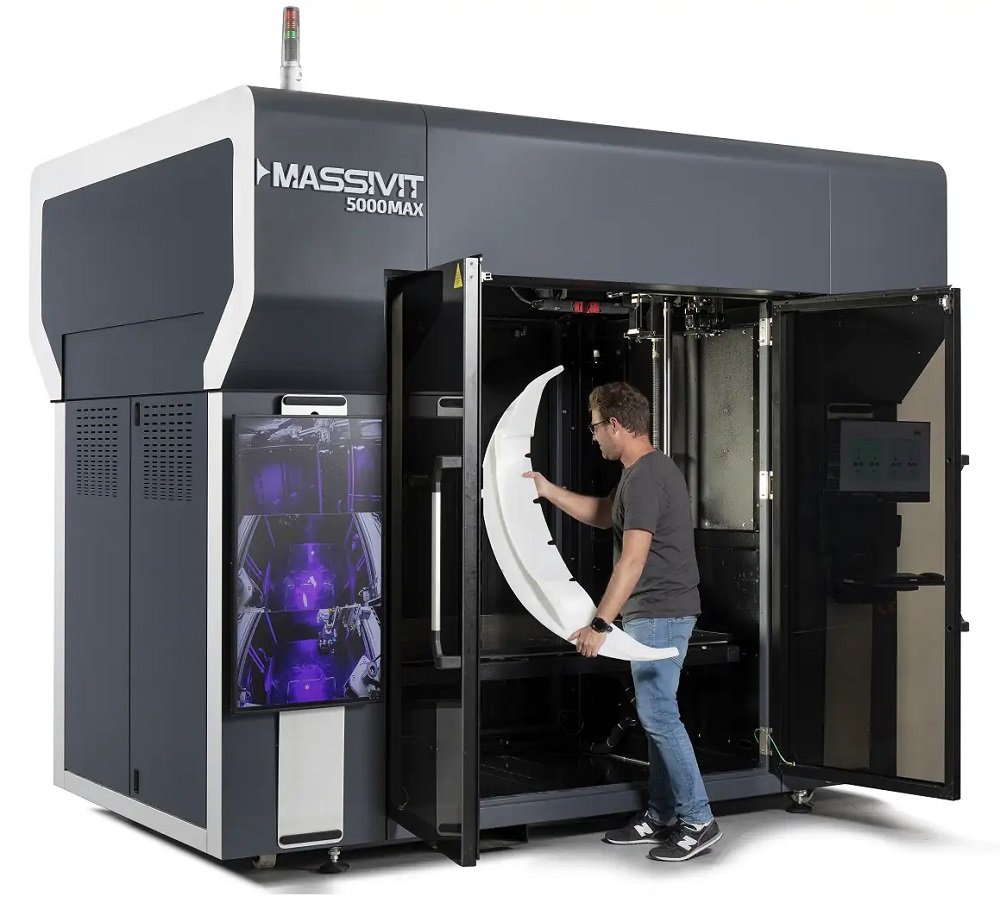 2つのプリントヘッドで高速造形が可能なGDP方式大型3Dプリンタ：3D