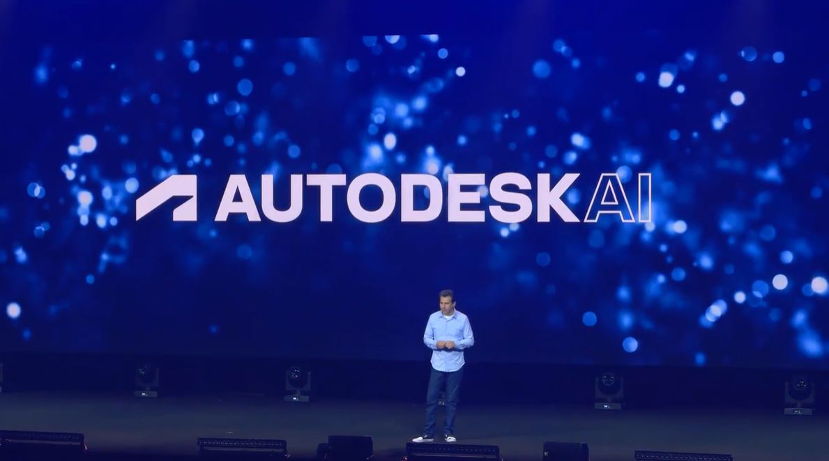 Autodesk͔NO[oJt@XuAutodesk University 2023ṽ[lZbV̒ŁuAutodesk AIv𔭕\mNbNŊgn