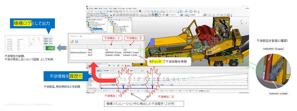 3D機構検証ソフトの最新版、干渉検証漏れ防止機能を搭載：メカ設計 