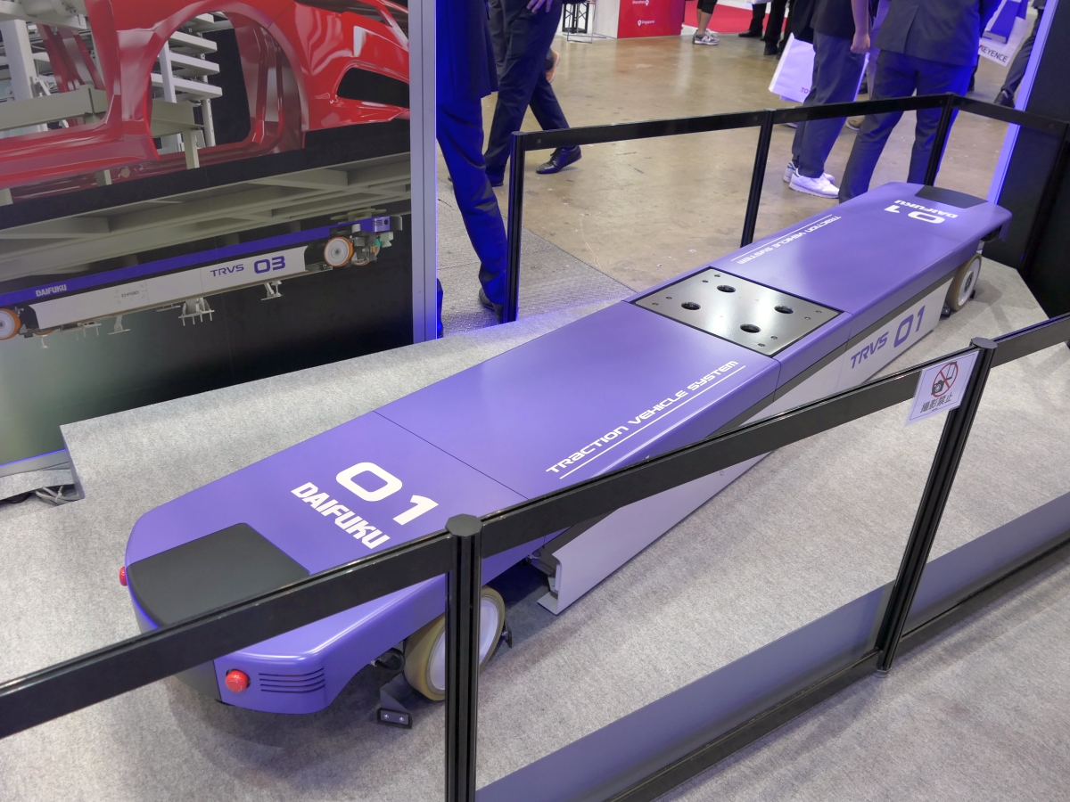 最大けん引重量6.5トンのAGV、ダイフクが自動車生産ライン向けに提案