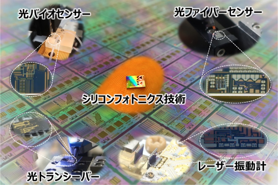 シリコンフォトニクス技術を採用した超小型光集積回路チップを開発