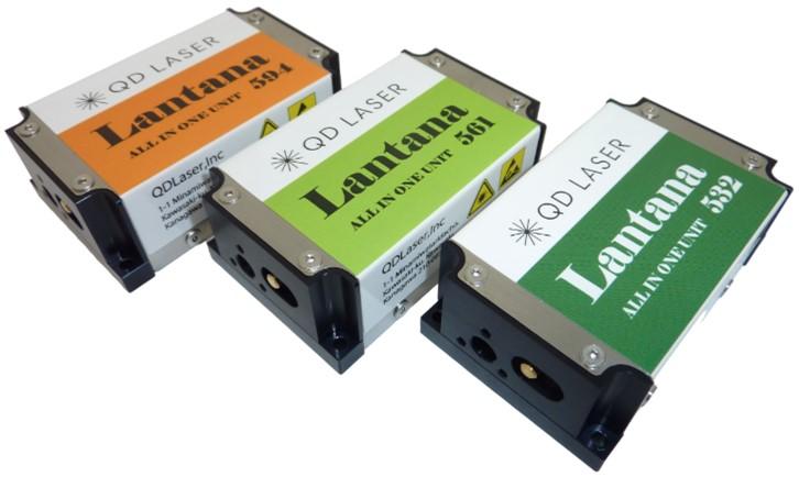 容積53ccの小型可視レーザー、ドライバなどを内蔵しプラグアンドプレイ