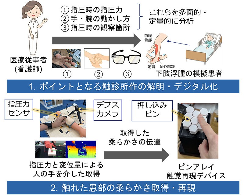 遠隔触診技術の確立に向け、産学共同研究を開始：医療技術ニュース