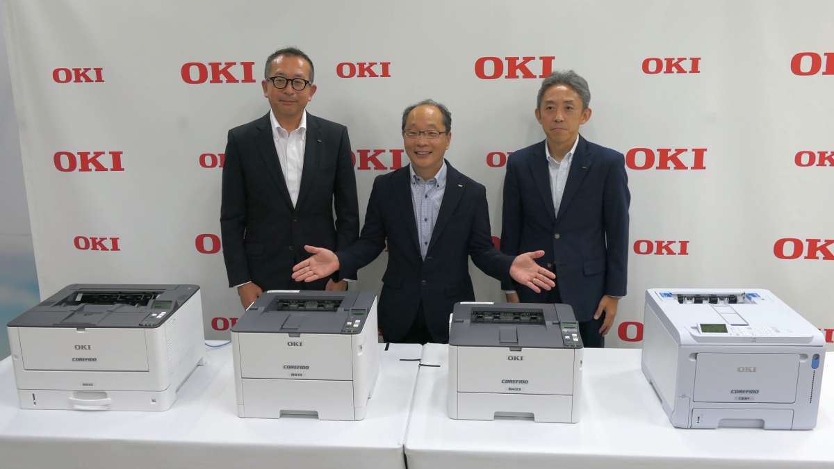 OKIのLEDプリンタは7年保証が標準に、A4モノクロ機は10年ぶりの