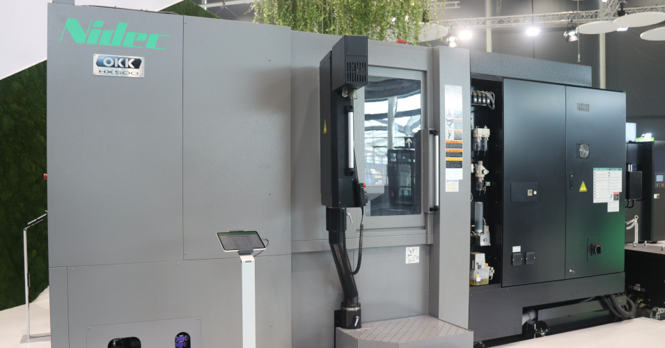 ニデックが自動化対応高めた横型MC、次世代EV向けで需要急増の内歯車