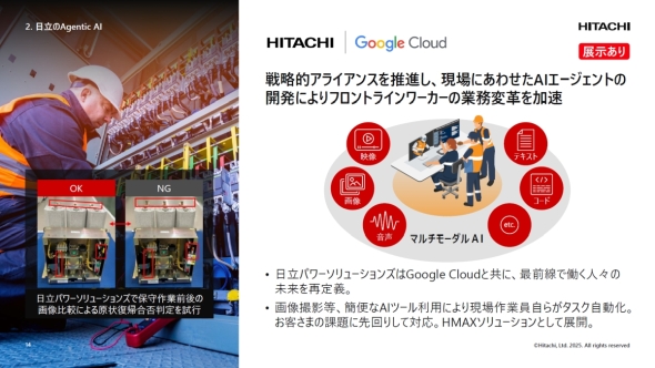 日立パワーソリューションズが試作開発した保守作業前後の画像比較による原状復帰合否判定の概要