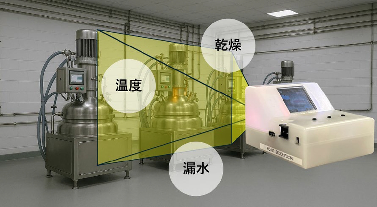 温度、漏水、乾燥を非接触で検知するマルチセンシングシステムを開発
