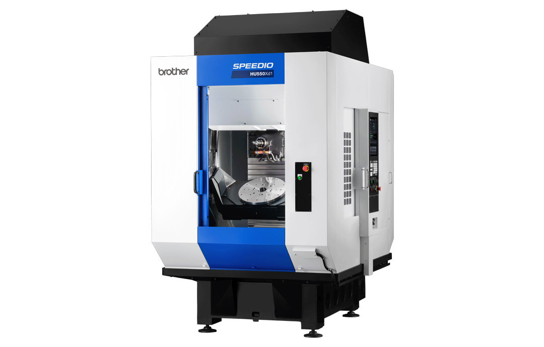 横形マシニングに大型傾斜ロータリーテーブル搭載、ブラザー工業が新