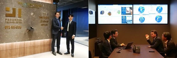 �C�m�x�[�V�����Z���^�[�i���j�Ɓu3DEXPERIENCE���[���v�����̗l�q�i�E�j