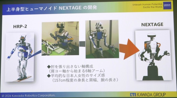 �|�����Z�p�ɂ���ăq�g�^�o�r�������{�b�g�uNEXTAGE�v�𐻕i��