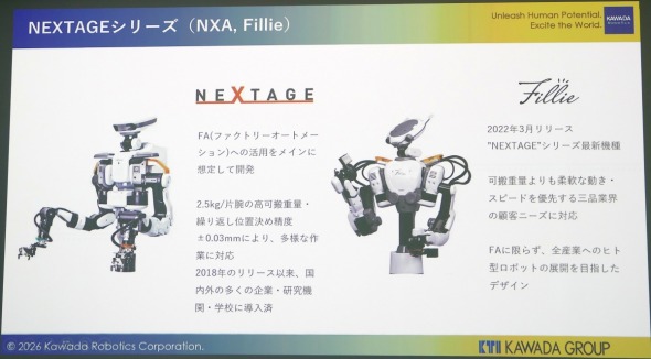 ���݂́uNXA�v�ƁuFillie�v��2�@���W�J��