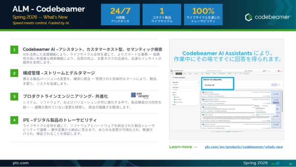 �uCodebeamer�v�̐V�@�\