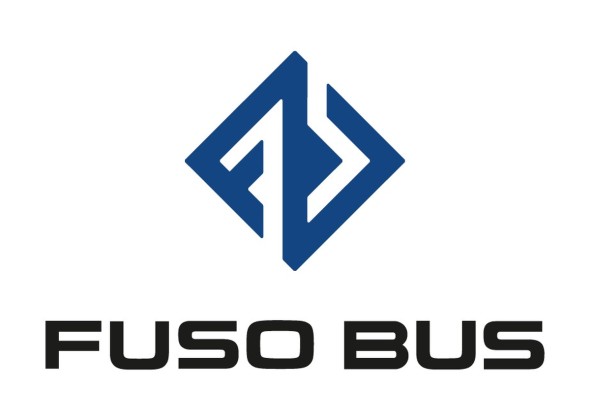 �V��ЁuFUSO BUS�v�̃��S