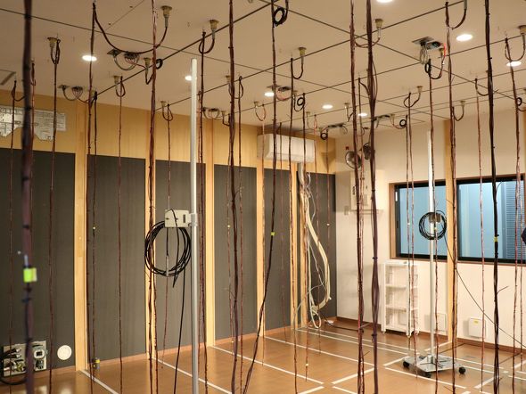 エアコンが付いている室内環境を想定した部屋の中