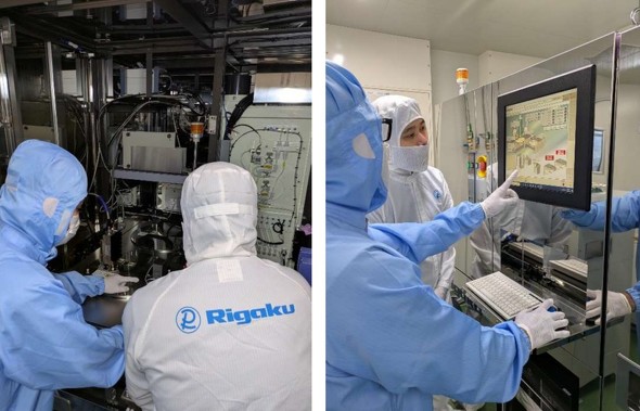 ���K�N �\�����[�V�����Z���^�[���ɂāuTXRF-V310�v��p���������̌v�����u�̃g���[�j���O�̗l�q